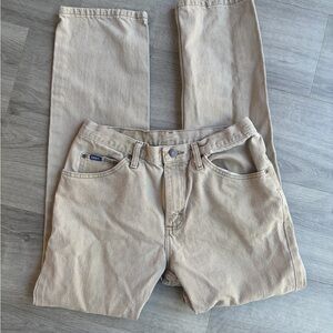 Vintage Lee Khaki Jeans 30x31 Straight Leg 90s Y2K Workwear Men’s